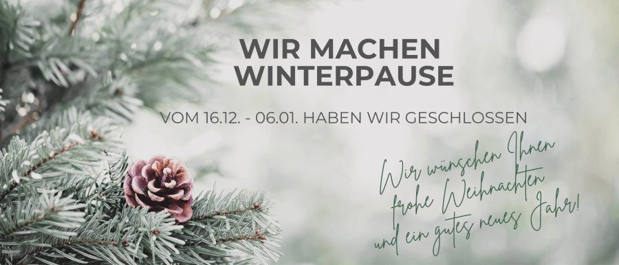 winterpause 16.01.24 bis 06.01.25